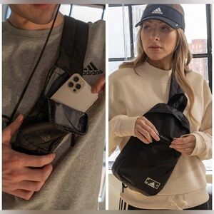Adidas essential 2 sling crossbody black bag